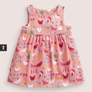 NWT Mini Boden Cord Pinnie Dress